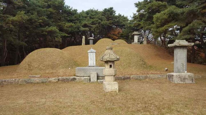 송요년의 묘역 촬영사진