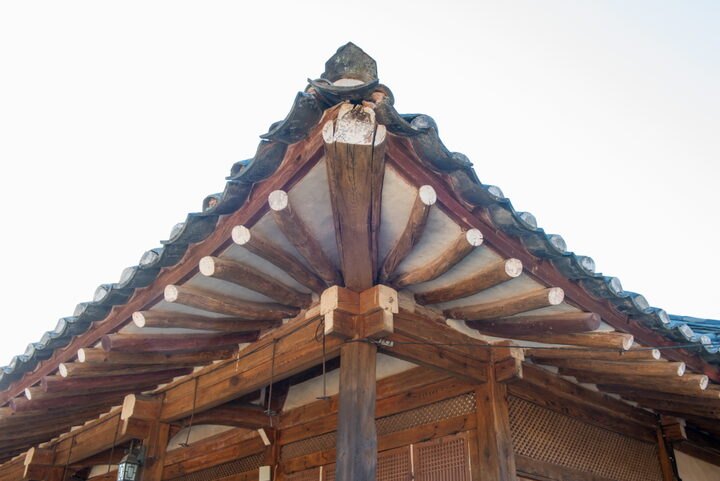안동 정재종택_사랑채 추녀 (촬영년도 : 2015년)