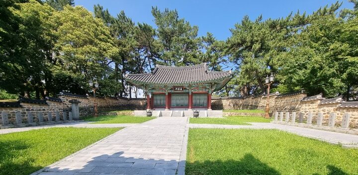 25의용단 내부 전경