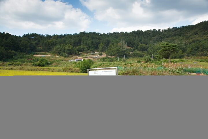 임강사지_안내문과 전경1 (촬영년도 : 2015년)