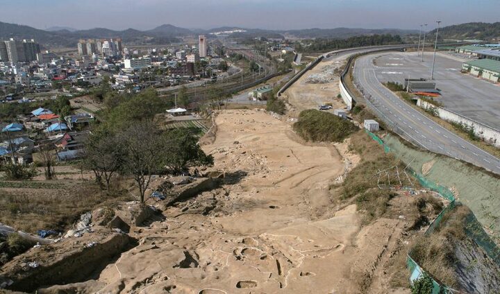 2001년 발굴전경, 세종특별자치시