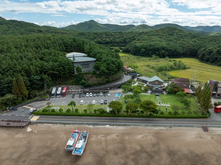 보령 갈매못 천주교 순교지(항공촬영)_전경(항공) (촬영년도_2024년)