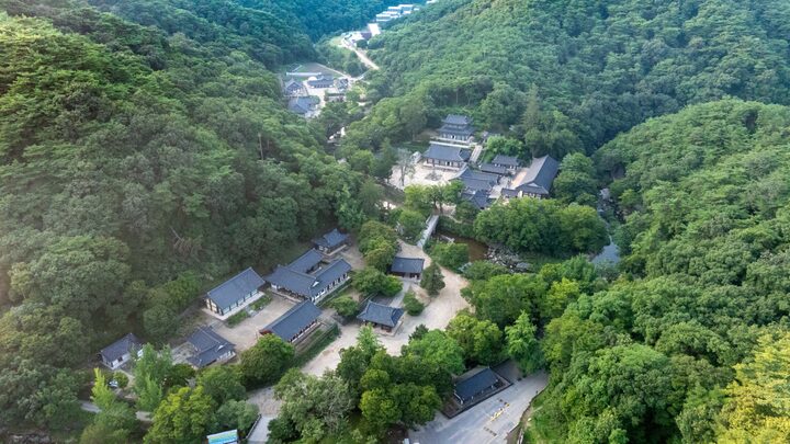 공주 마곡사(항공사진)_마곡사 전경(항공) (촬영년도_2024년)