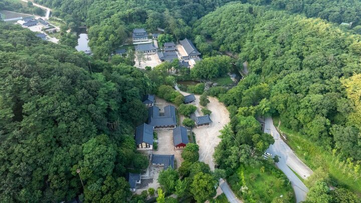 공주 마곡사(항공사진)_마곡사 전경(항공) (촬영년도_2024년)