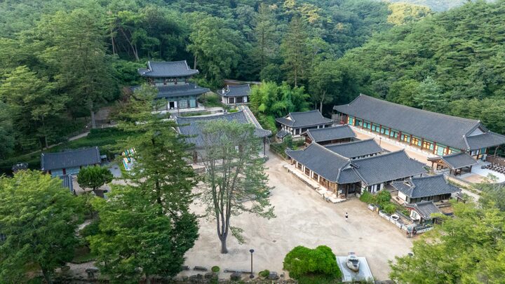 공주 마곡사(항공사진)_마곡사 전경(항공) (촬영년도_2024년)