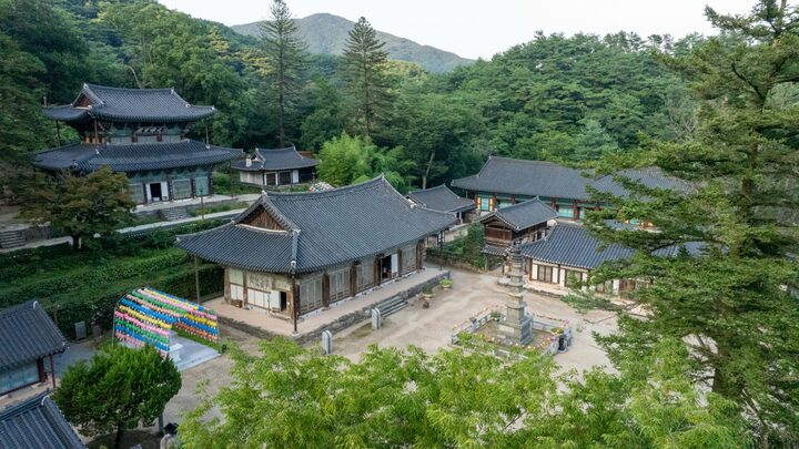 공주 마곡사(항공사진)_마곡사 전경(항공) (촬영년도_2024년)