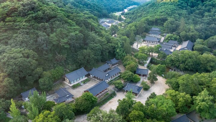 공주 마곡사(항공사진)_마곡사 전경(항공) (촬영년도_2024년)