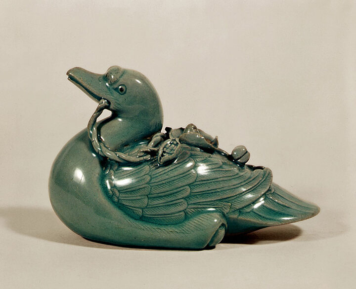 청자 오리모양 연적