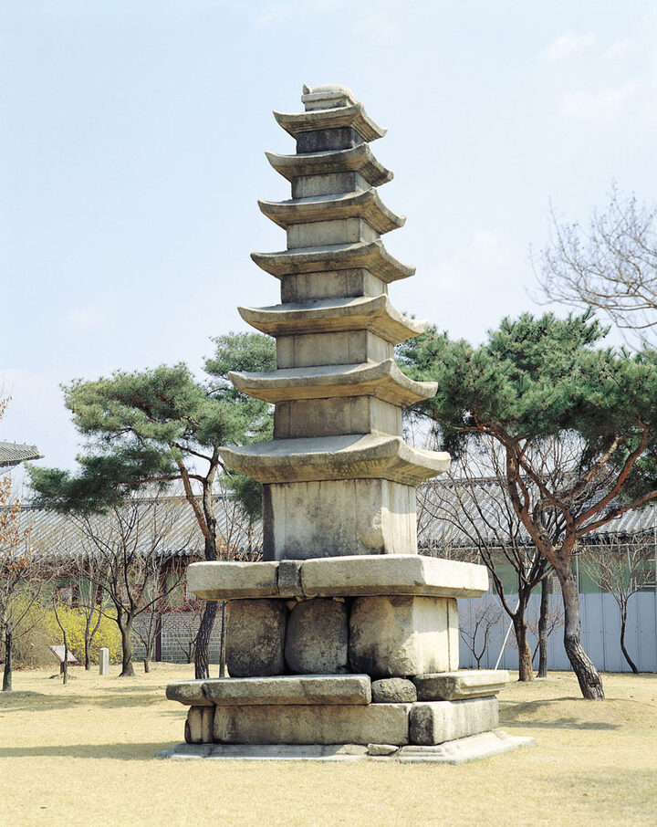 개성 남계원지 칠층석탑 전경