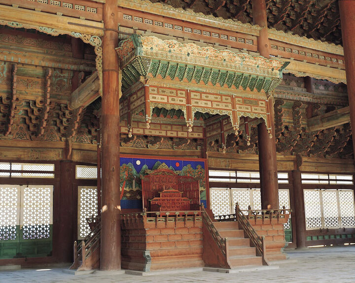 경복궁 근정전 내부 옥좌