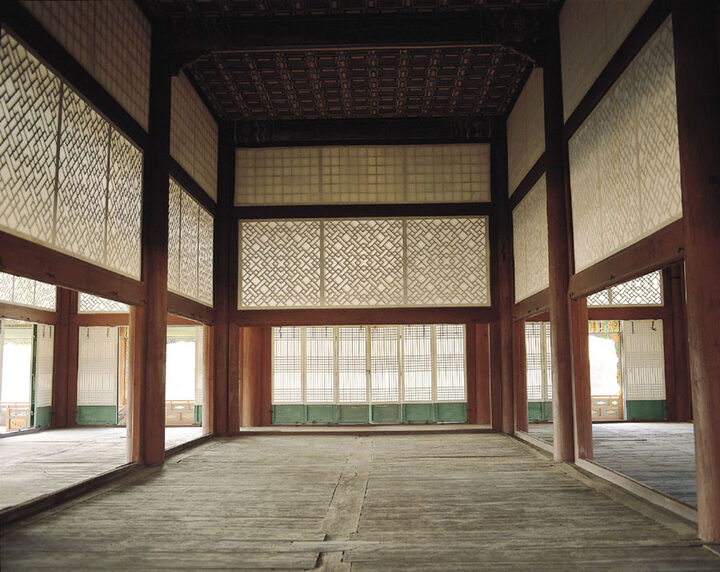 경복궁 경회루 내부 마루