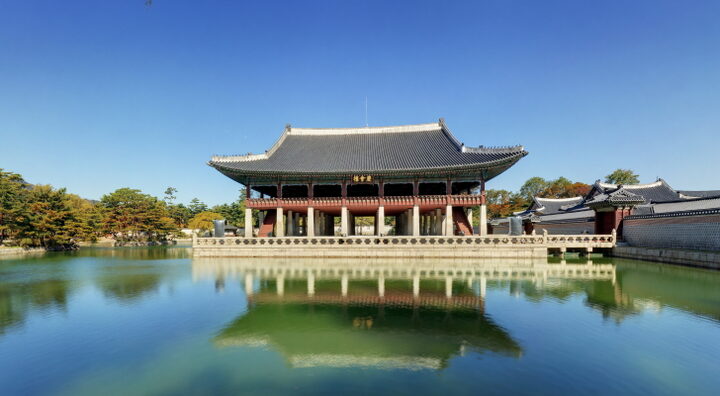 경복궁 경회루 전경 (가을)
