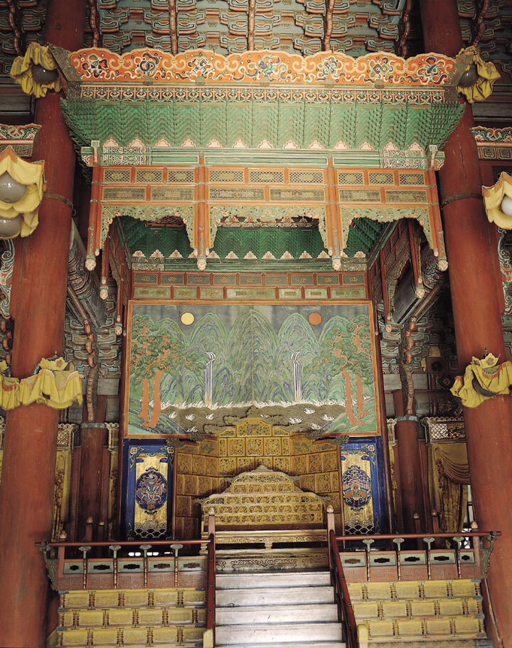 창덕궁 인정전 옥좌