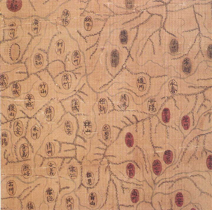 조선방역지도_유신현(충주)부분