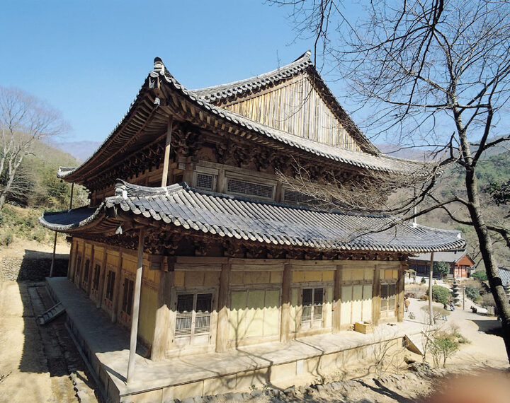 구례 화엄사 각황전 측면
