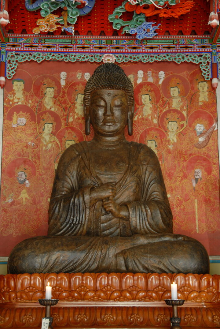 장흥 보림사 철조비로자나불좌상