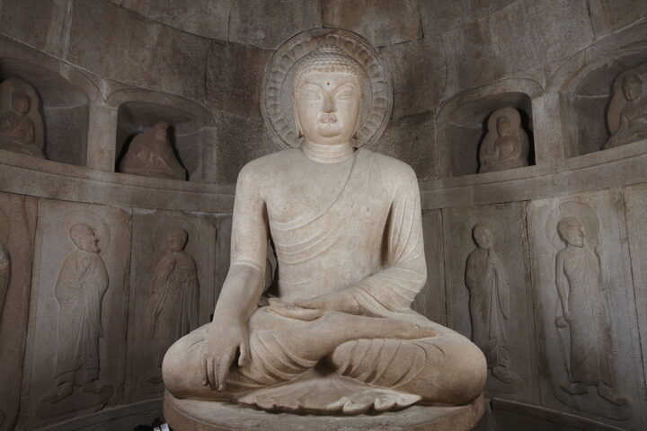 경주 석굴암 석굴 (본존불 정면)