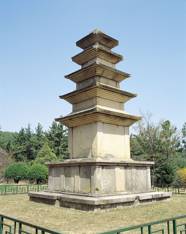 경주 나원리 오층석탑