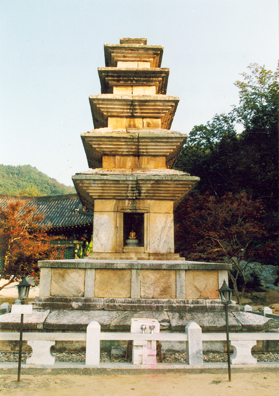 구미 죽장리 오층석탑