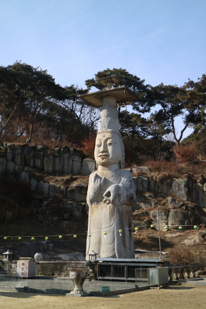 국보 논산 관촉사 석조미륵보살입상