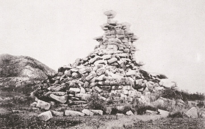 익산 미륵사지 석탑(1910년) 서측면
