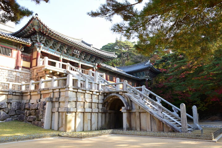 경주 불국사 청운교 및 백운교_ (촬영년도 : 2015년)