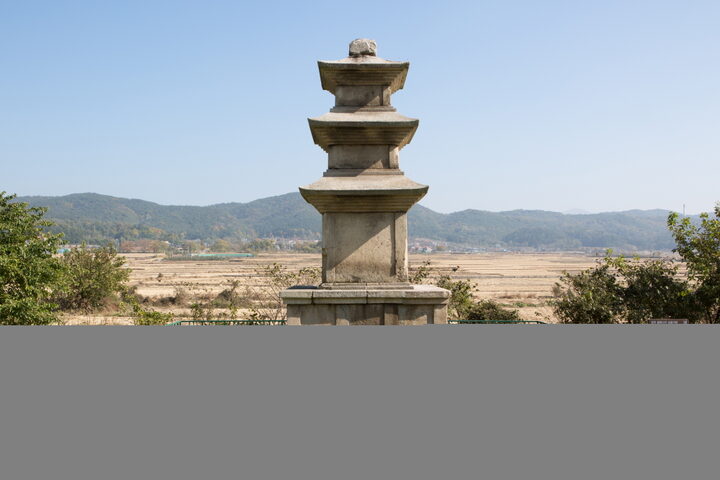 경주 황복사지 삼층석탑_전경 (촬영년도 : 2015년)