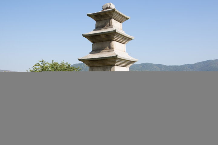 경주 황복사지 삼층석탑_측면 (촬영년도 : 2015년)