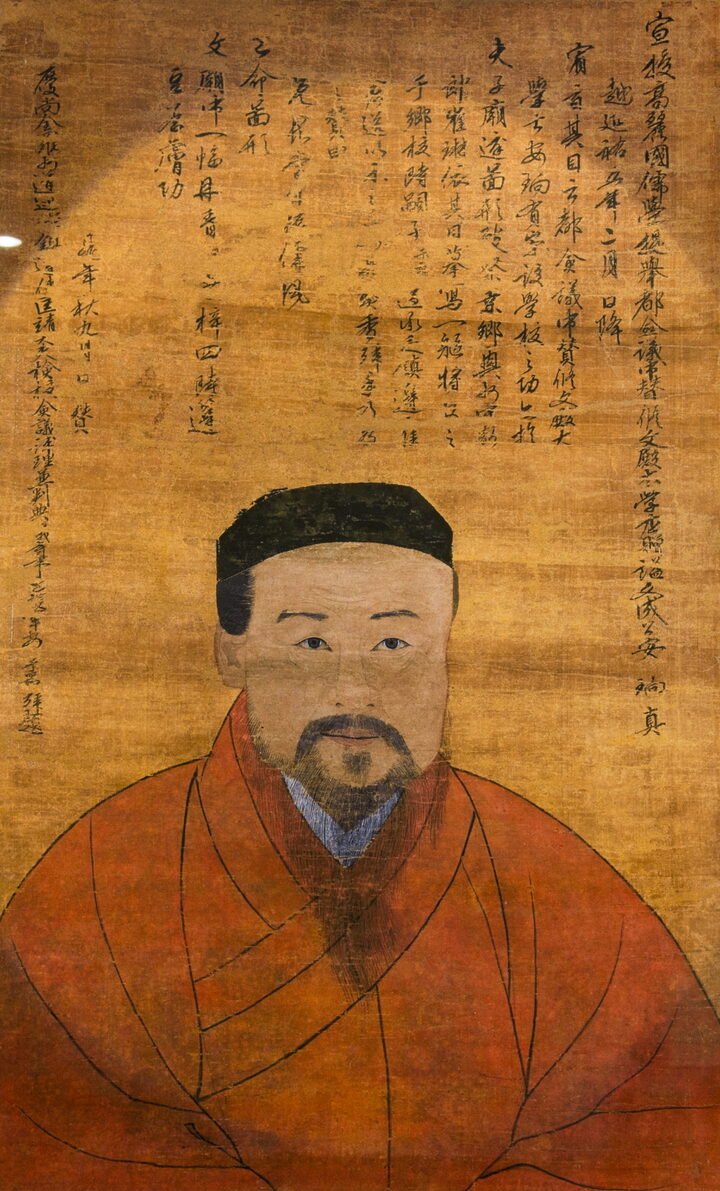 안향 초상_박물관 전시본 (촬영년도 : 2015년)