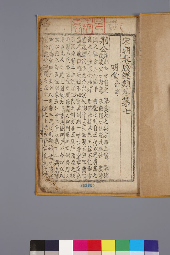 국보_송조표전총류 권7_003_문화재대관(국보)