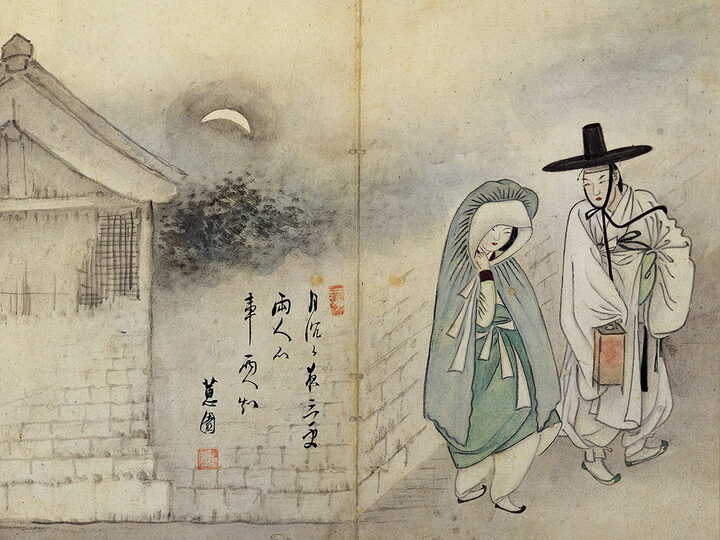 국보 신윤복필 풍속도 화첩(2014년 국보 동산 앱 사진)001