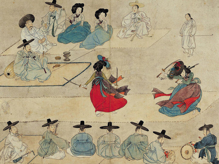 국보 신윤복필 풍속도 화첩(2014년 국보 동산 앱 사진)009