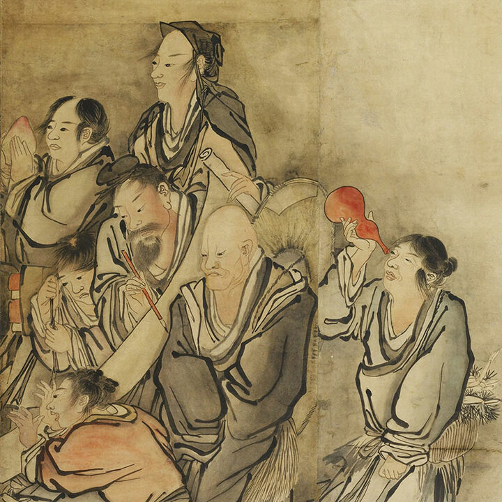 국보 김홍도필 군선도 병풍(2014년 국보 동산 앱 사진)005