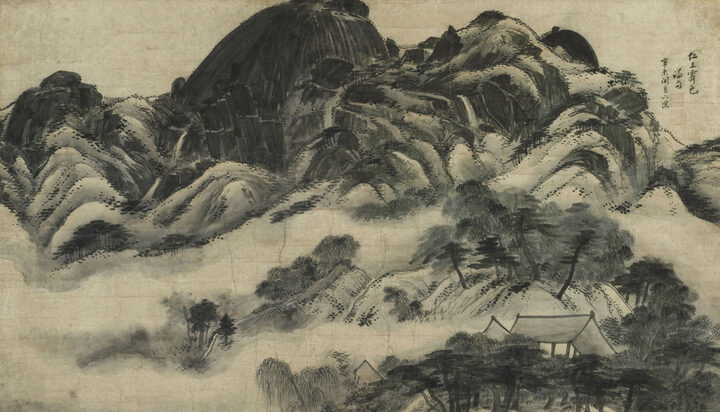 국보 정선필 인왕제색도(2014년 국보 동산 앱사진)