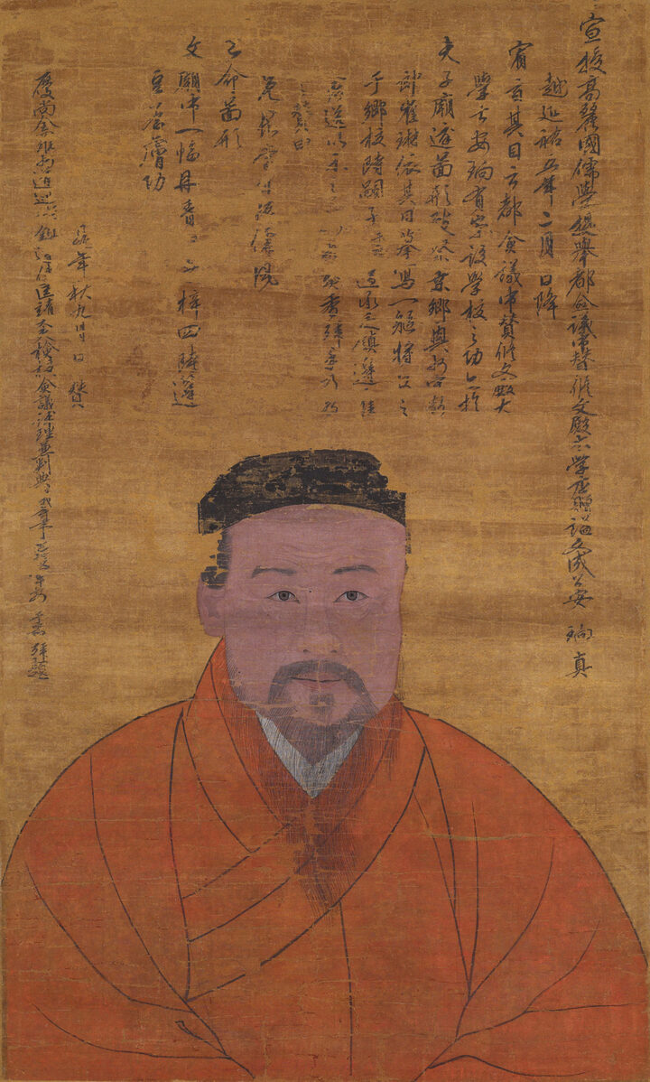 국보 안향 초상(2014년 국보 동산 앱 사진)