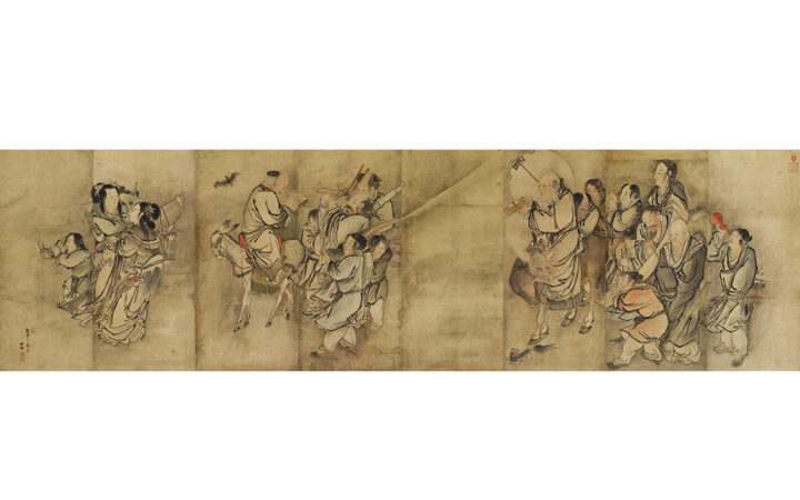국보 김홍도필 군선도 병풍(2014년 국보 동산 앱사진)001