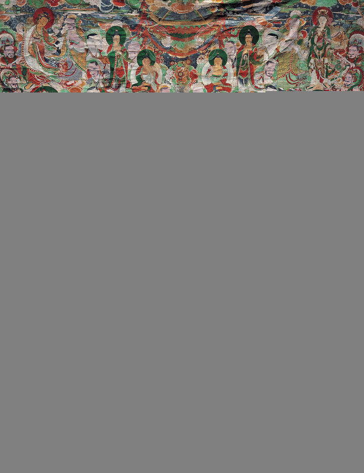 국보 갑사삼신불괘불탱(2014년 국보 동산 앱사진)