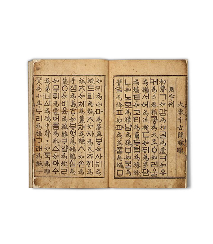 국보 훈민정음(2014년 국보 동산 앱사진)