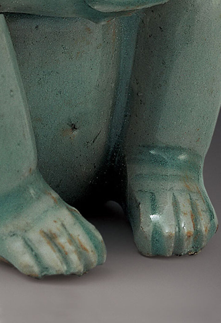 국보 청자 모자원숭이모양 연적(2014년 국보 동산 앱사진)