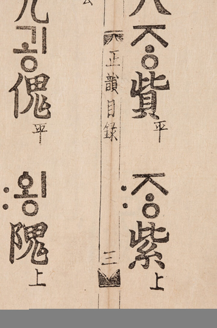 국보 동국정운(2014년 국보 동산 앱사진)