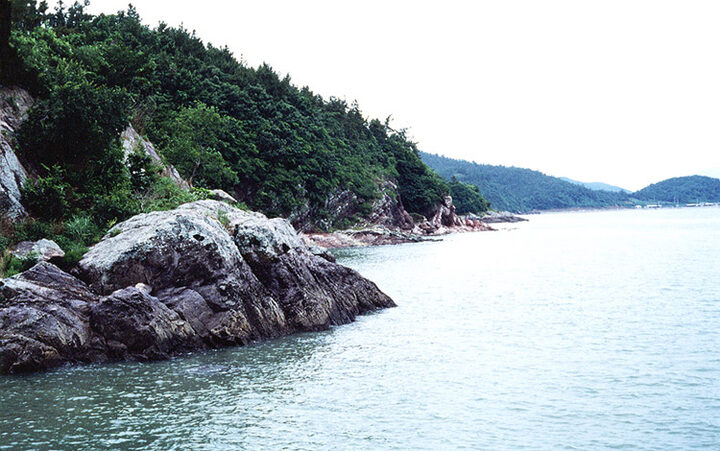 보성 비봉리의 공룡알 화석산지 전경