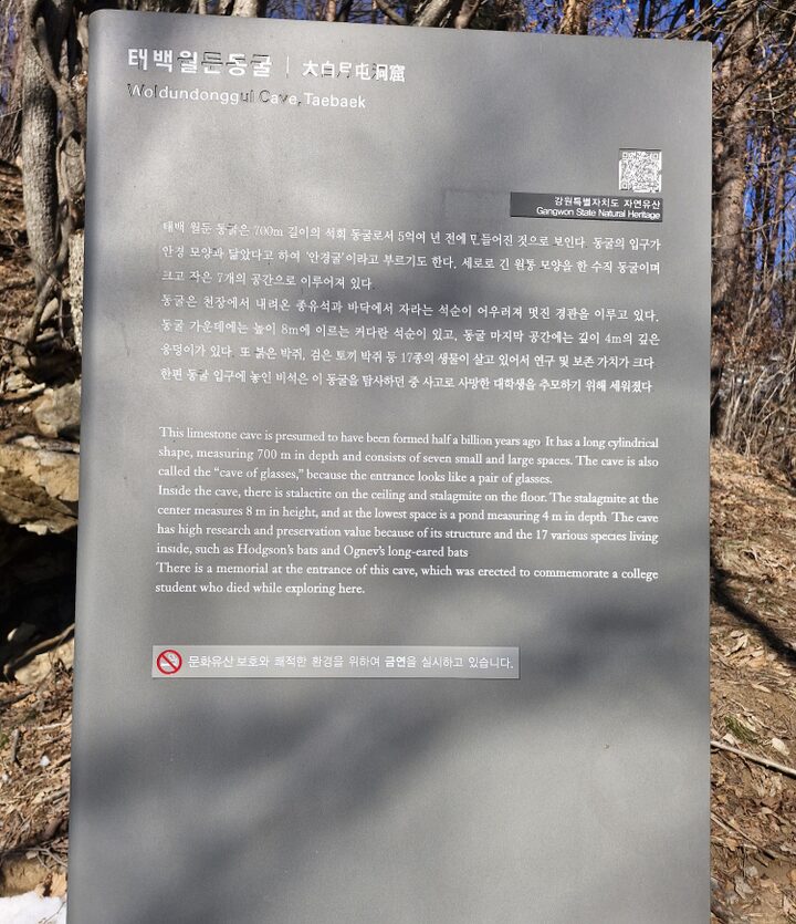 태백 월둔동굴