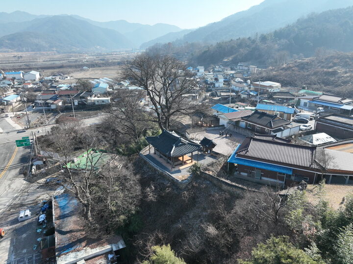 곡성 영수정 일원 정면 및 항공사진