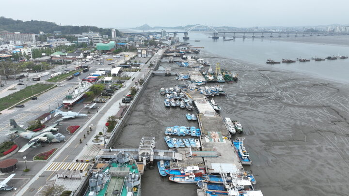 군산 내항 뜬다리 부두(부잔교)(2023 정기조사)
