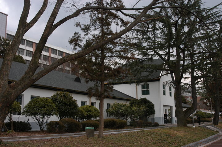 광주 조선대학교 부속중학교 구 교사: 전면