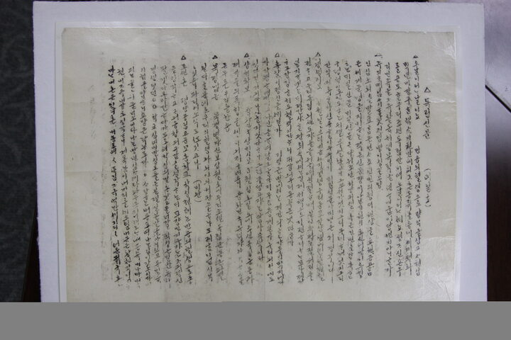독립신문 유인물(평양)