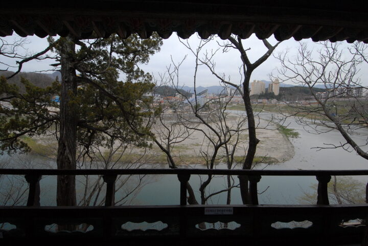 삼척 죽서루와 오십천(촬영:문화재청)
