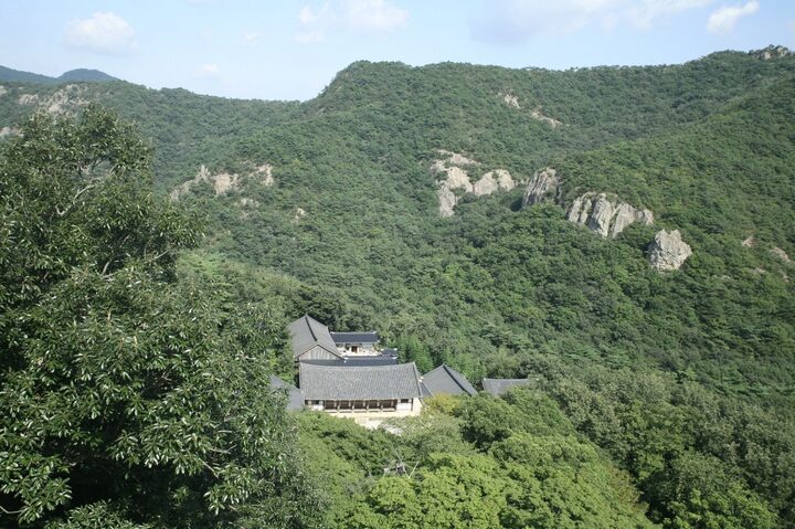 고창 선운산 도솔암 전경