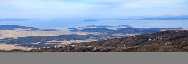 천관산에서 본 주변