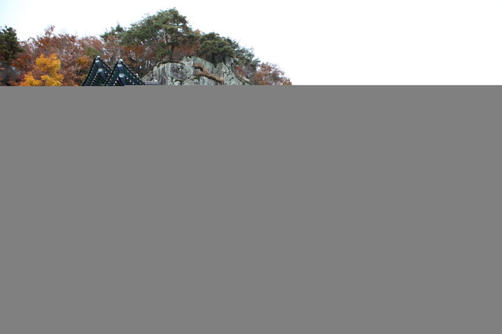 구례 오산 사성암 일원_마당에서 본 유리광전 (촬영년도 : 2015년)